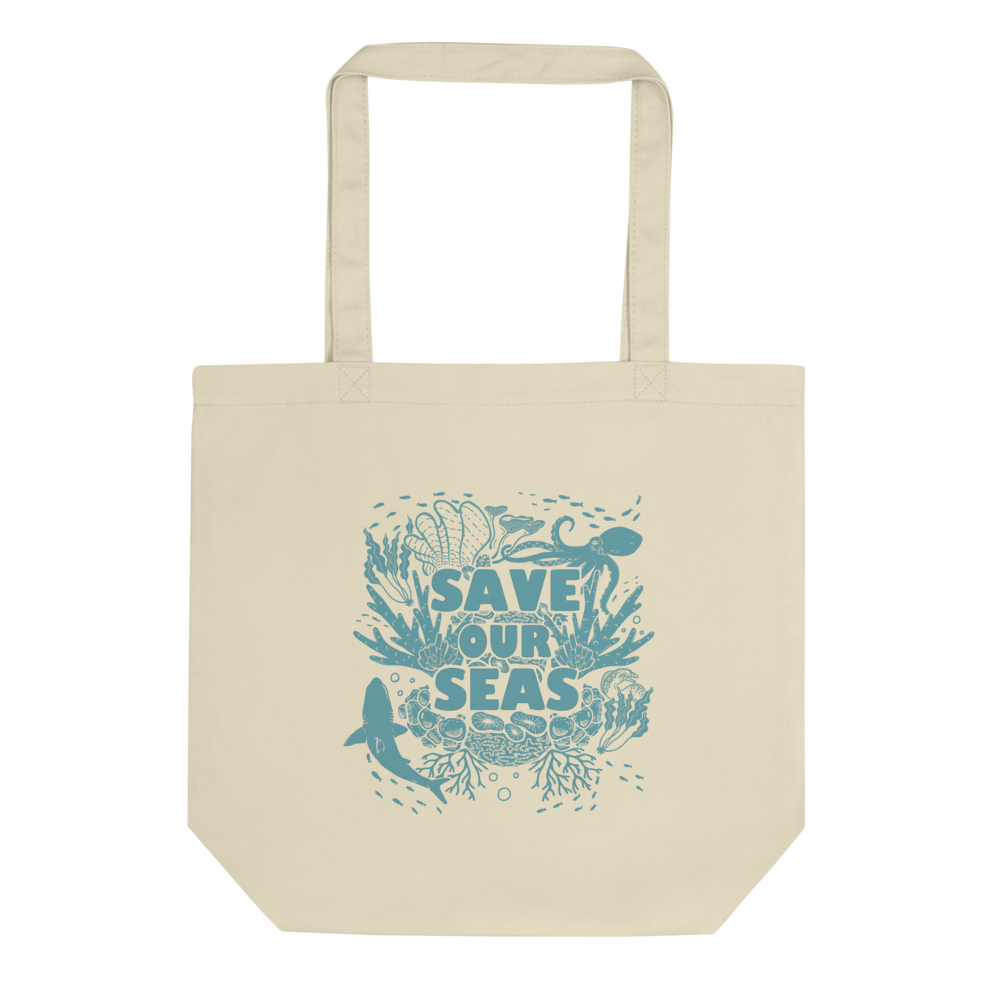 Save Our Seas Tote Bag (Tan)