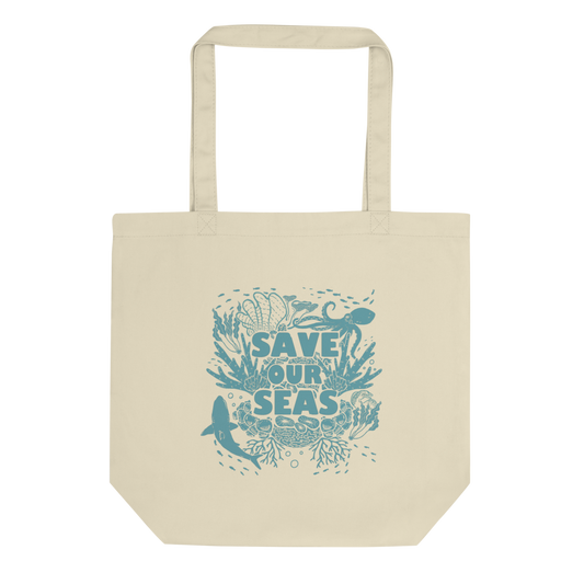 Save Our Seas Tote Bag (Tan)