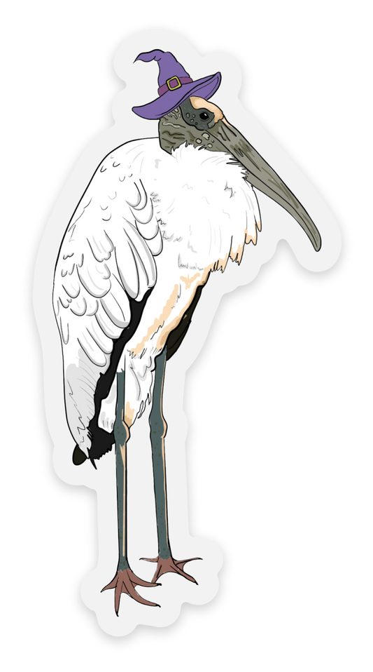 Wood Stork Decal