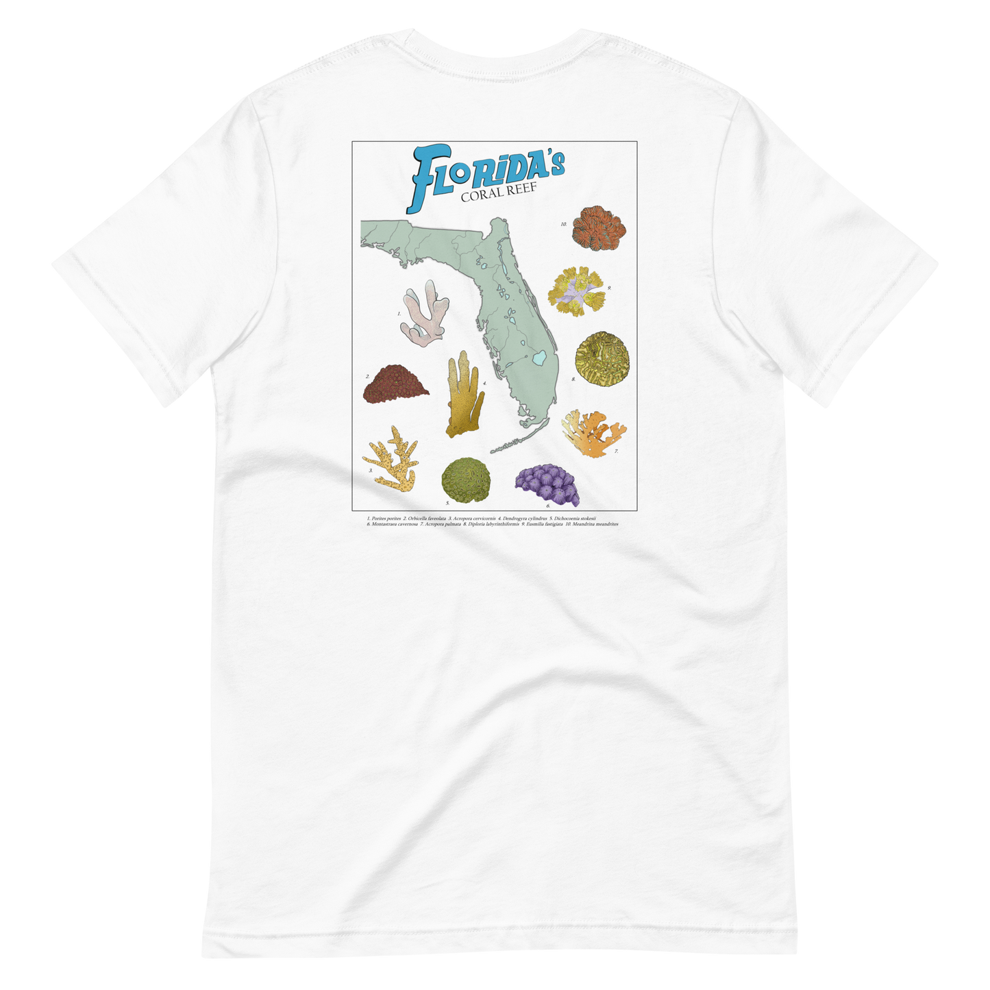 Florida's Coral Reef T-Shirt (front & back print)